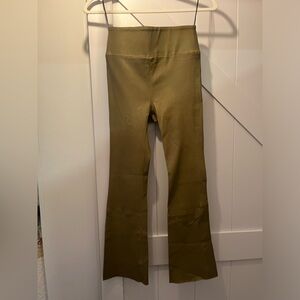 NWOT SPRWMN cropped flare lamb skin pant